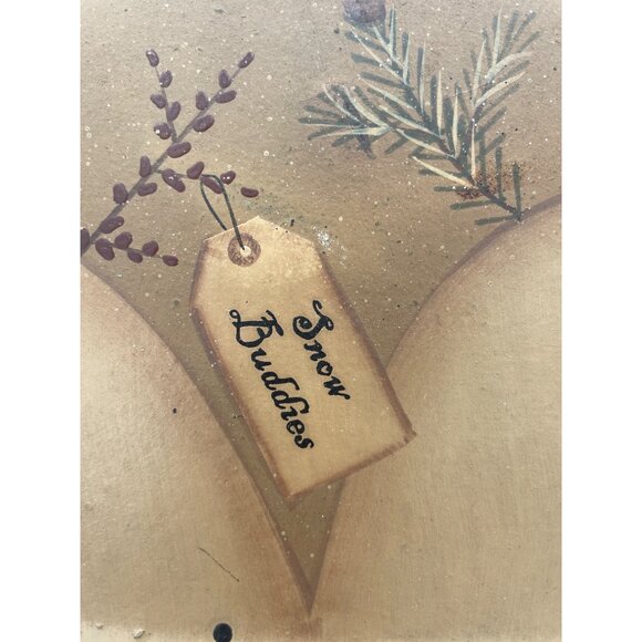 Snow Buddies Decorative Plate By Barbara Lloyd - Picture 2 of 4